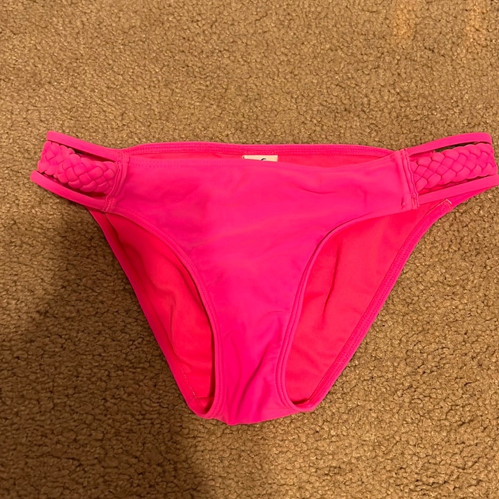 Hot Pink Hollister Swimsuit Bottoms